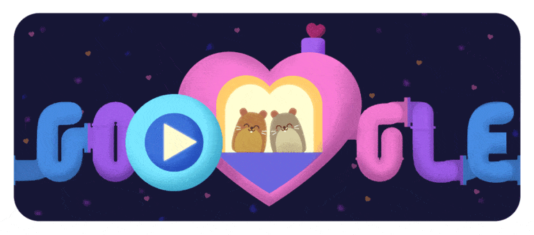 Valentine’s Day 2022- Google Doodle Game