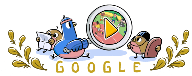 Paris Games 2024- July Most Searched Playground Google Doodle